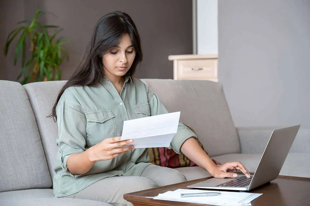 woman considering changing her tax filing status