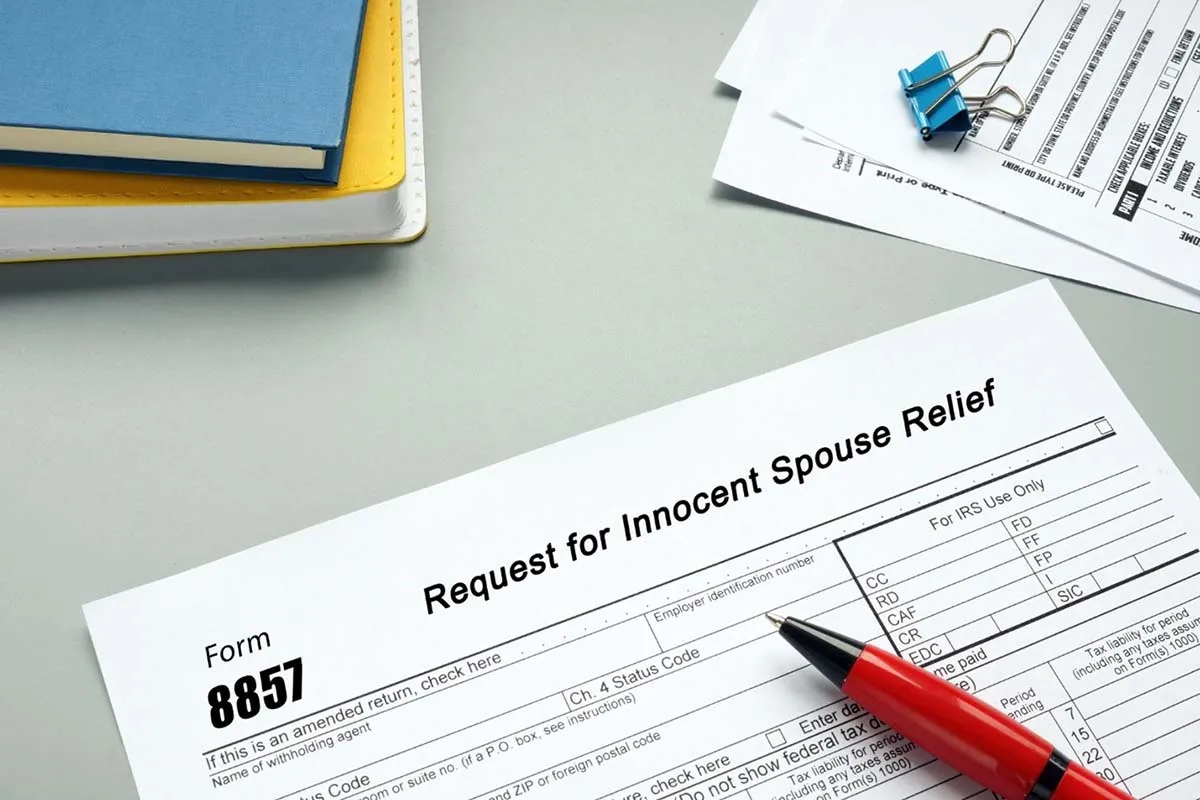 Innocent Spouse Relief Paperwork